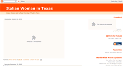 Desktop Screenshot of italianwomanintexas.blogspot.com