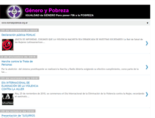 Tablet Screenshot of generoypobreza.blogspot.com