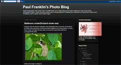 Desktop Screenshot of paulfranklinsphotoblog.blogspot.com