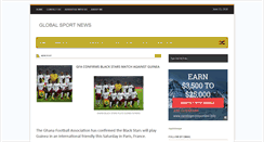 Desktop Screenshot of globalsports-news.blogspot.com