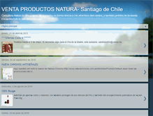 Tablet Screenshot of naturaventaproductos.blogspot.com