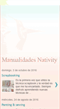 Mobile Screenshot of manualidadesnativity.blogspot.com