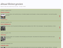 Tablet Screenshot of almaarkleinergroeien.blogspot.com