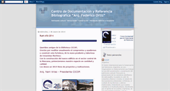 Desktop Screenshot of bibliocicop.blogspot.com