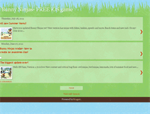 Tablet Screenshot of bunnyninjas.blogspot.com