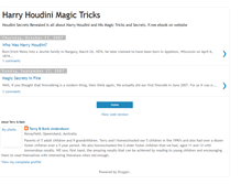 Tablet Screenshot of harryhoudinimagictricks.blogspot.com