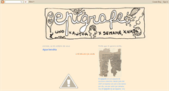 Desktop Screenshot of elepigrafe.blogspot.com