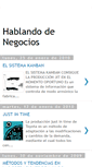 Mobile Screenshot of hablandodenegociosz.blogspot.com