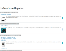 Tablet Screenshot of hablandodenegociosz.blogspot.com