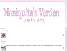 Tablet Screenshot of moniquitasverden.blogspot.com