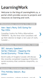 Mobile Screenshot of learningandwork.blogspot.com