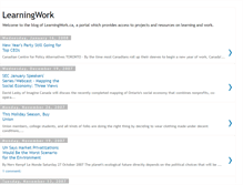 Tablet Screenshot of learningandwork.blogspot.com