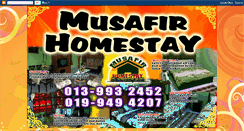 Desktop Screenshot of musafirhomestaygongbadak.blogspot.com