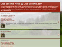 Tablet Screenshot of clubbohemianews.blogspot.com