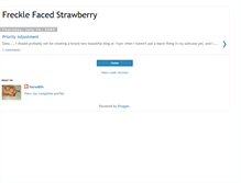 Tablet Screenshot of frecklefacedstrawberry.blogspot.com