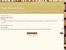 Tablet Screenshot of happymedicalcoders.blogspot.com