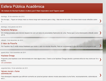 Tablet Screenshot of esferapublicaacademica.blogspot.com