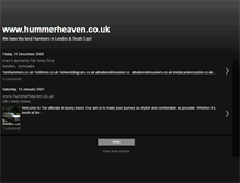 Tablet Screenshot of hummerheaven.blogspot.com