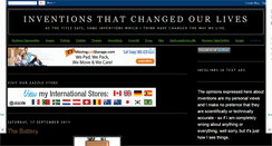 Desktop Screenshot of inventionsthatchangedourlives.blogspot.com
