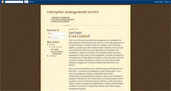 Desktop Screenshot of enterprise-management.blogspot.com