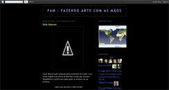 Desktop Screenshot of fazendoartecomasmaos.blogspot.com