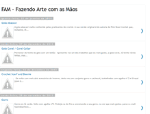 Tablet Screenshot of fazendoartecomasmaos.blogspot.com