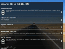 Tablet Screenshot of canarias50lamili.blogspot.com