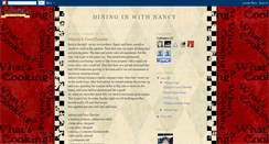 Desktop Screenshot of dininginwithnancy.blogspot.com