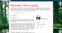 Desktop Screenshot of morzsalosmirza.blogspot.com