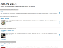Tablet Screenshot of jazzandgidget.blogspot.com