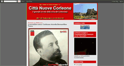 Desktop Screenshot of cittanuovecorleone1.blogspot.com