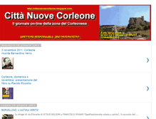 Tablet Screenshot of cittanuovecorleone1.blogspot.com