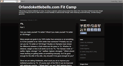 Desktop Screenshot of orlandokettlebells.blogspot.com