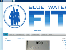 Tablet Screenshot of bluewaterfit.blogspot.com