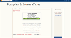 Desktop Screenshot of bonsplansbonnesaffaires.blogspot.com