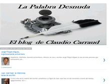 Tablet Screenshot of claudio-carraud.blogspot.com