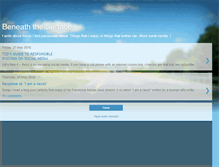 Tablet Screenshot of beneaththe5urface.blogspot.com
