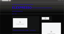 Desktop Screenshot of elexpresso-leon.blogspot.com