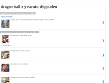 Tablet Screenshot of dragonballzynarutoshippuden.blogspot.com