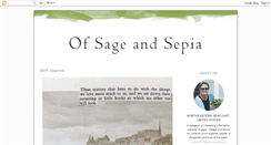 Desktop Screenshot of ofsageandsepia.blogspot.com