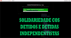 Desktop Screenshot of independenciaxa.blogspot.com