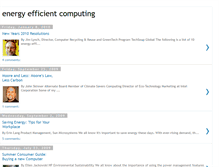 Tablet Screenshot of energyefficientcomputing.blogspot.com