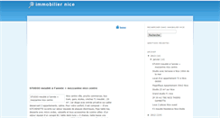 Desktop Screenshot of immobiliernice-37.blogspot.com