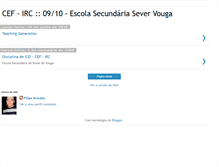 Tablet Screenshot of icei0910essvouga.blogspot.com
