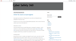 Desktop Screenshot of cybersafety360.blogspot.com