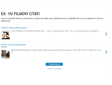 Tablet Screenshot of exyufilmovicitati.blogspot.com