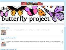 Tablet Screenshot of butterfly-project.blogspot.com