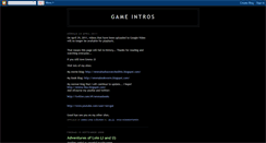 Desktop Screenshot of gameintro.blogspot.com