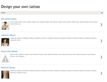 Tablet Screenshot of designsyourowntattoo.blogspot.com