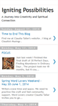 Mobile Screenshot of ignitingpossibilities.blogspot.com